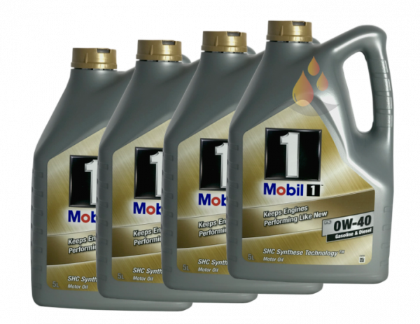 Mobil 1 FS 0W-40 Motorenöl 5 Liter