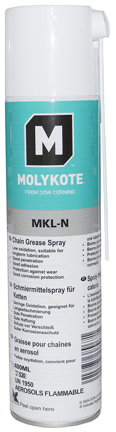 Molykote MKL N Spray Fettspray Mit Festschmierstoffen