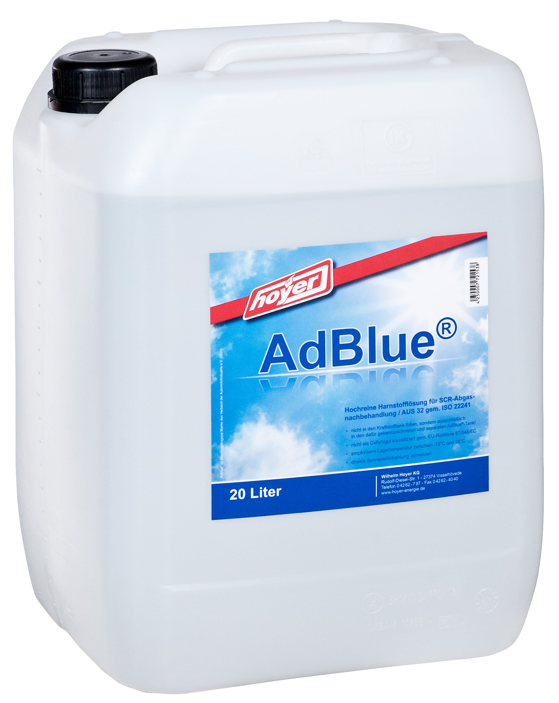 Adblue Im 20 Lkanister 42 Stückpalette Adblue Chemie Baumannoil 1576