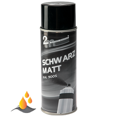 Schwarz-Matt-Spray - 400 ml 2m Maukner